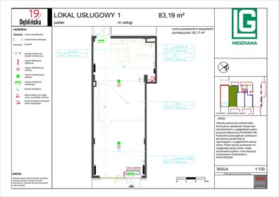 lokal użytkowy na sprzedaż 84m2 lokal użytkowy Warszawa, Praga-Południe, ul. Dęblińska