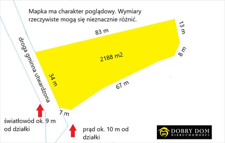 działka na sprzedaż 2188m2 działka Ratowiec