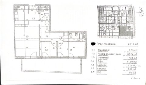 mieszkanie na sprzedaż 74m2 mieszkanie Wyszków, 11 Listopada