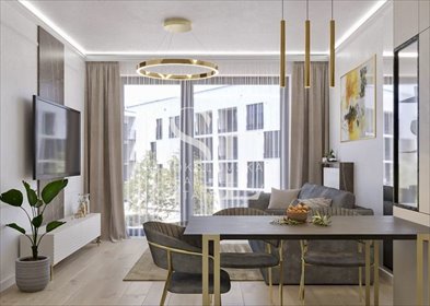 Nowoczesny 2-pokojowy apartament 40 m² - klimatyzacja i balkon mieszkanie Warszawa, Mokotów, Wynalazek