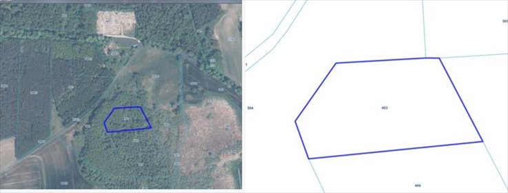 działka na sprzedaż 6700m2 działka Czarne Dolne