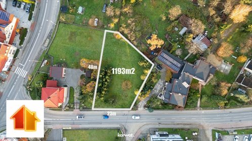 działka na sprzedaż 1193m2 działka Rogów, Czyżowicka