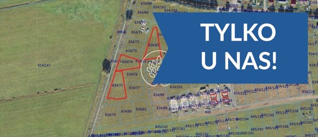 działka na sprzedaż 1459m2 działka Nowe Dąbie