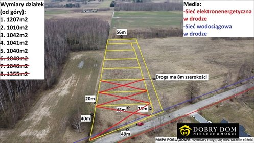 Działki budowlane z mediami i pięknymi widokami. działka Rafałówka