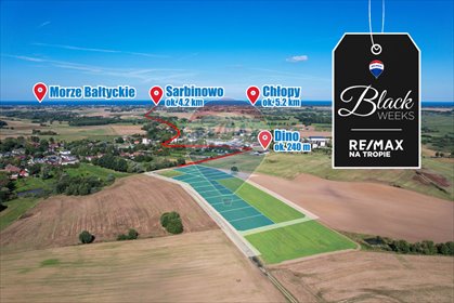 działka na sprzedaż 1011m2 działka Będzino