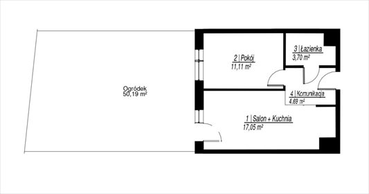 mieszkanie na sprzedaż 37m2 mieszkanie Poznań, Podolany, Jasielska