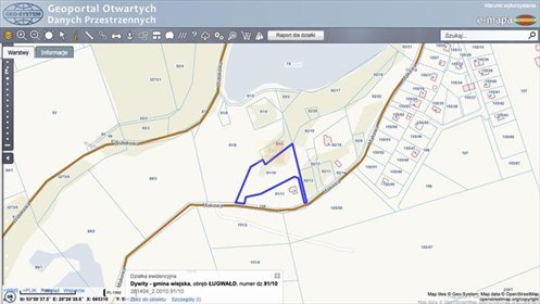 działka na sprzedaż 6000m2 działka Dywity, Ługwałd, ŁUGWAŁD, Makowa