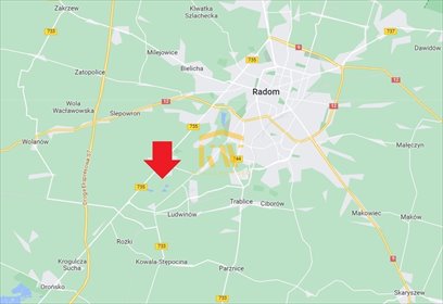 działka na sprzedaż 1500m2 działka Radom, Pruszaków, Karola Szymanowskiego