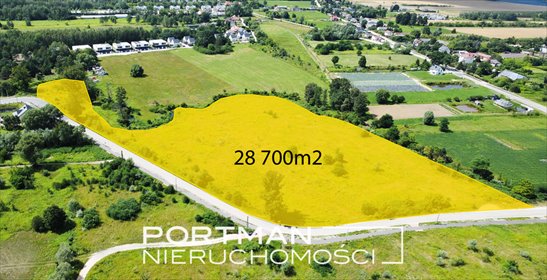 Sprzedam działkę 28 700 m² w Wiązownie z planami zabudowy działka Wiązowna Kościelna