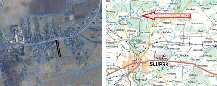 Do sprzedania działka rolna 1614 m² w Karzcino działka Karzcino