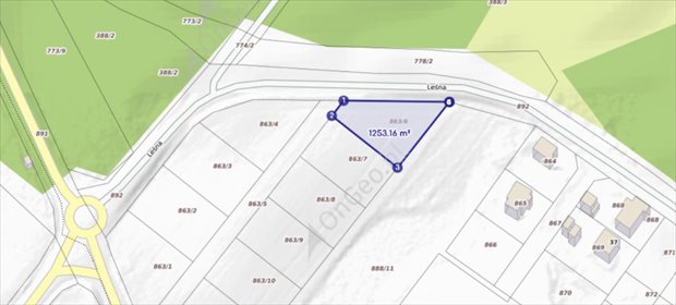 Polecam działkę budowlaną 1253 m² w Wierzchowie działka Wierzchowo, Długa