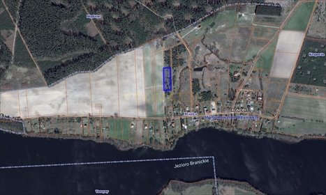 Działka budowlana 1582 m² w Borach Tucholskich - zapraszam działka Branica