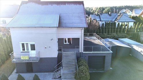 Nowoczesna willa 261 m² z garażem i tarasem dom Bierzwnik, Kwiatowa