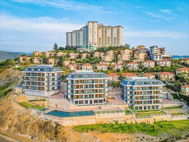 Luksusowe mieszkanie z widokiem na morze i hotelowymi udogodnieniami mieszkanie Kargıcak, Kargıcak, Alanya, Antalya
