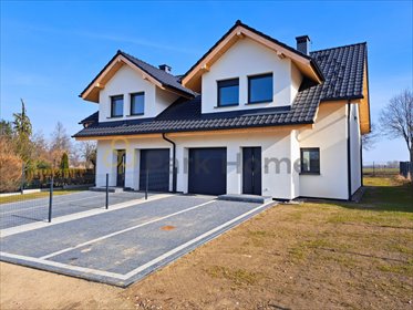 Nowoczesny dom bliźniak z garażem i ogrodem w Jerce dom Jerka