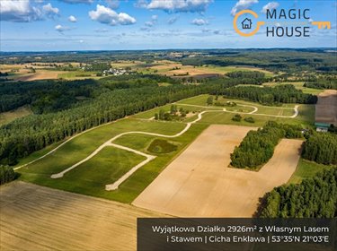 Działka z linią brzegową, las, podział, 2926 m² działka Szczodrowo, Brzozowa