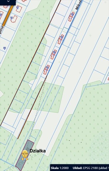 działka na sprzedaż 1598m2 działka Słupno