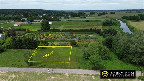Działka budowlana 1052 m² z warunkami zabudowy, media, las działka Fasty