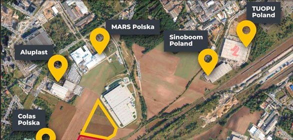 Do sprzedania działka inwestycyjna 12 500 m² w Poznaniu działka Poznań, Nowe Miasto, Żegrze, Obodrzycka