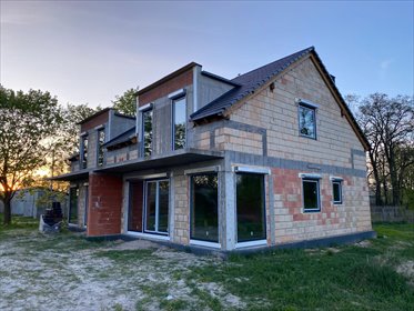 Polecam dwa bliźniaki 270 m² z ogrodem, stan deweloperski dom Kalisz, Szczypiorno, Szczypiornicka