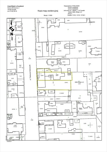 lokal użytkowy na sprzedaż 2653m2 lokal użytkowy Suwałki, Tadeusza Kościuszki