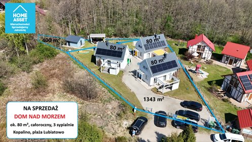 Dom całoroczny 80 m² z fotowoltaiką - Kopalino dom Kopalino, Tataraki
