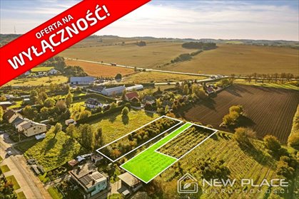 działka na sprzedaż 1062m2 działka Trzebnica