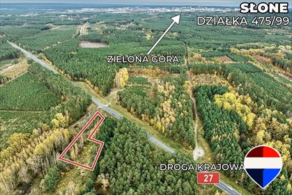 Działka inwestycyjna 4062 m² pod usługi i dom działka Słone, Słoneczna