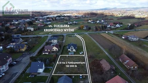 działka na sprzedaż 1000m2 działka Krościenko Wyżne