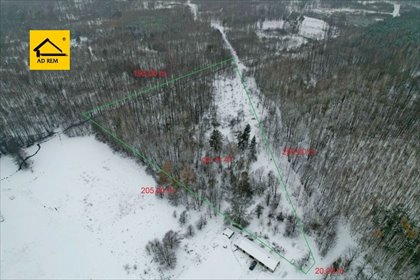 Działka 2,11 ha z lasem i możliwością zabudowy działka Stanisławów, Stanisławów, las, możliwość zabudowy