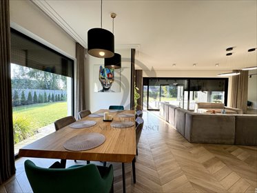 Nowoczesna willa 214 m² z garażem i ogrodem dom Konstantynów Łódzki, Kościelna