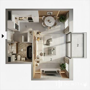 mieszkanie na sprzedaż 32m2 mieszkanie Kraków, Samuela Lindego