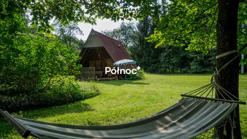 Na sprzedaż działka 2600 m² z domkiem i strumieniem w Pisary działka Pisary