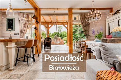Urokliwa posiadłość z basenem i dwoma domami w Białowieży dom Białowieża