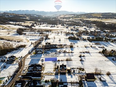 działka na sprzedaż 630m2 działka Szaflary, Rola Galicowa