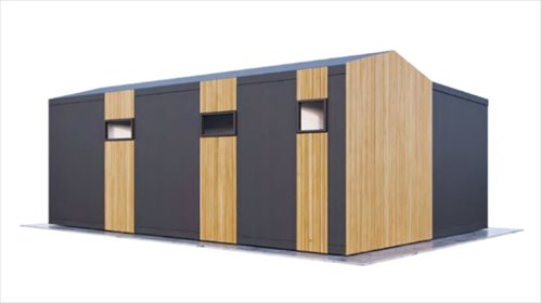 Nowoczesny dom modułowy 36 m² z tarasem polecam dom Poznań, Nowe Miasto, Antoninek