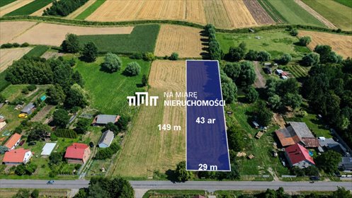 Działka budowlana 43 ar - spokojna okolica Cząstkowic działka Cząstkowice