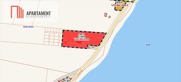 działka na sprzedaż 613m2 działka Żnin