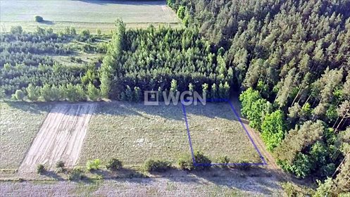 Działka 1168 m² z warunkami zabudowy (las, jezioro, cisza) działka Zawady Ełckie