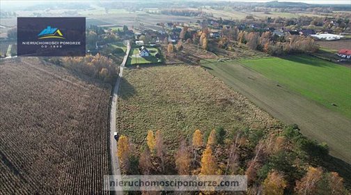 Sprzedam działkę budowlaną 869 m² w Gwieździnie z lasem i jeziorami działka Gwieździn