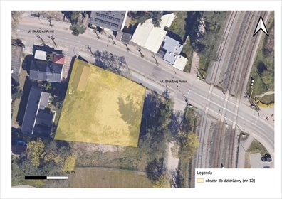 działka na wynajem 1250m2 działka Władysławowo, Błękitnej Armii
