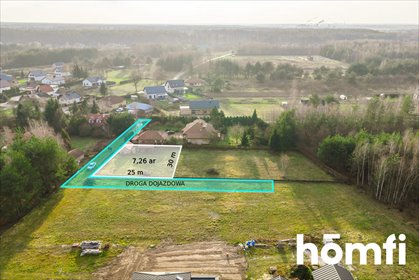 działka na sprzedaż 726m2 działka Wola Chorzelowska