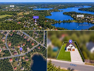 Dom z wysokiej jakości materiałów, 165 m², polecam dom Borkowo, Jeziorna
