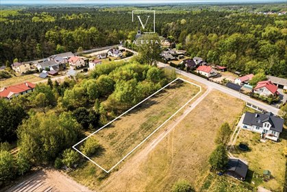 Działka 2438 m² pod zabudowę mieszk.-usługową, media działka Kędzierówka