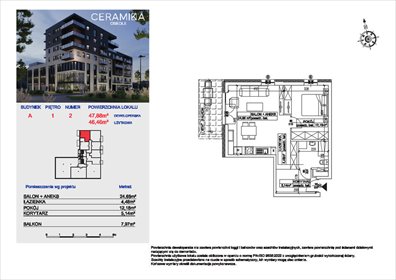 mieszkanie na sprzedaż 46m2 mieszkanie Bydgoszcz, Bartodzieje, Ceramiczna