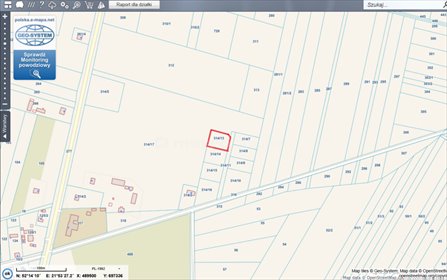 działka na sprzedaż 1377m2 działka Trzebucza