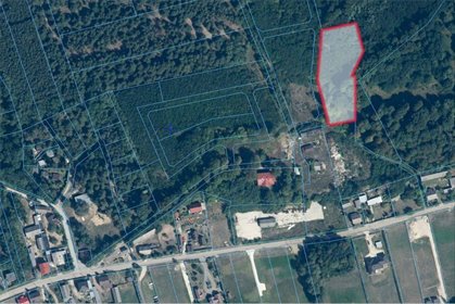 Działka 4742 m² z WZ - las - Pilica Zakościele działka Zakościele