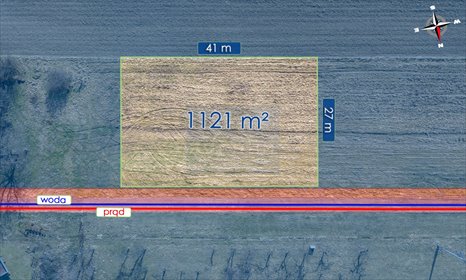 działka na sprzedaż 1121m2 działka Zawada, Główna