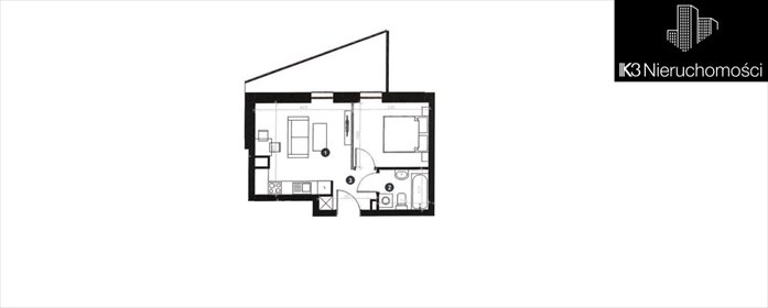 mieszkanie na sprzedaż 34m2 mieszkanie Łódź, Stare Polesie, Kpt. Stefana Pogonowskiego