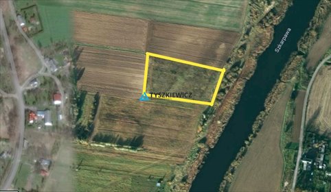 Działka 1 ha nad Szkarpawą, cisza, natura, media w drodze działka Przemysław